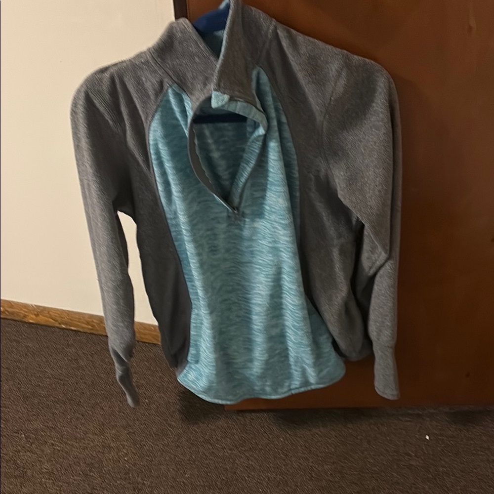 St. John's Bay Blue and White Pullover